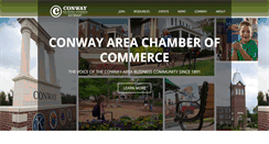 Desktop Screenshot of conwaychamber.org