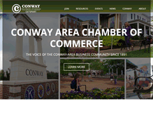 Tablet Screenshot of conwaychamber.org